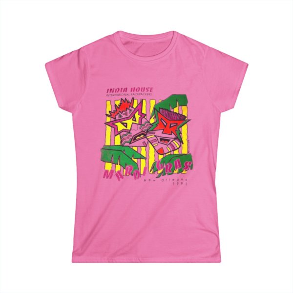 India House Tiki Masks Vintage Color Women's T-Shirt - Image 28